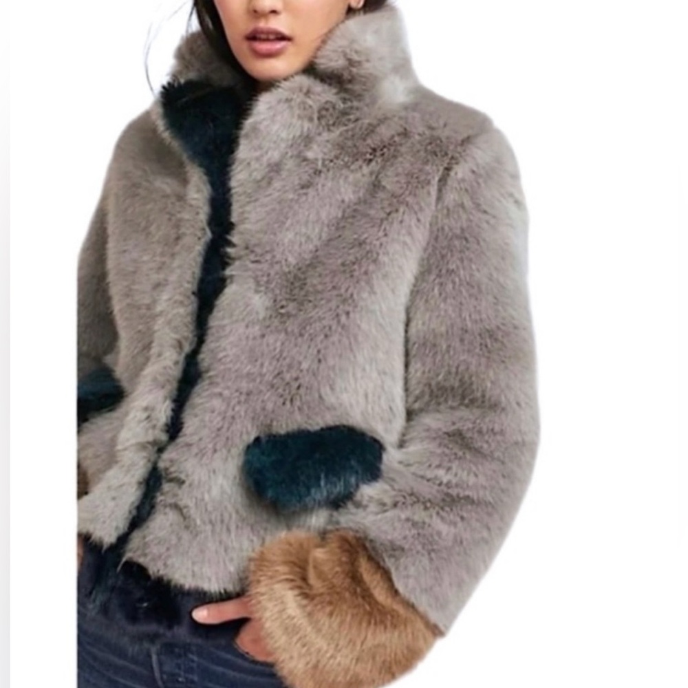 Molliolli Faux Fur Jacket, XS